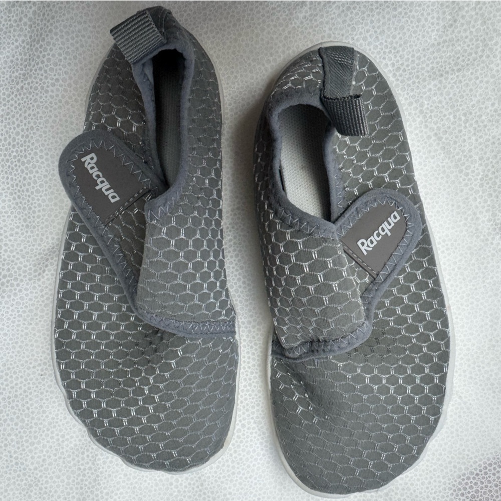 Racqua | Boys Water Shoes | Quick Dry | Velcro | Size 13 | Used | Gray